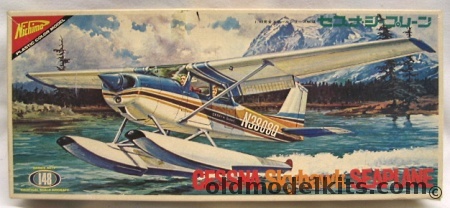 Nichimo 1/48 Cessna 172 Skyhawk Seaplane, 17 plastic model kit